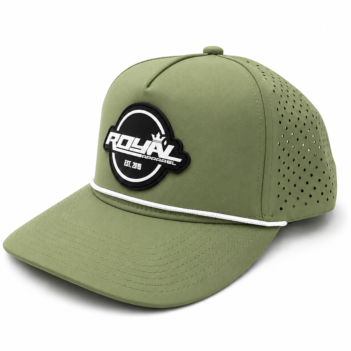 Perforated Badge Cap